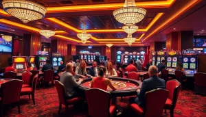 Players enjoying table games at SODO Casino, celebrating wins and excitement.