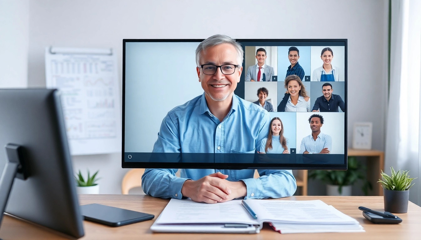 ビズメイツ 講師 厳格だがサポートもしっかりの、専門的な雰囲気を持つオンライン英語指導セッション。