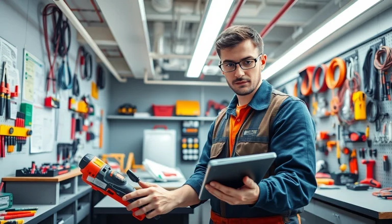 Electrician trade school Colorado classroom with a professional instructor and tools.
