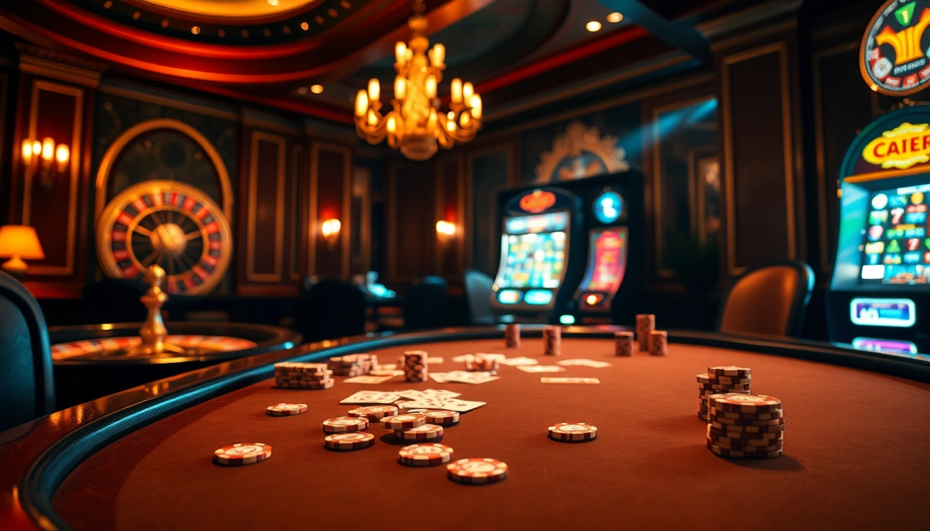 Engaging players in free porn games at a vibrant casino table with poker chips and cards.