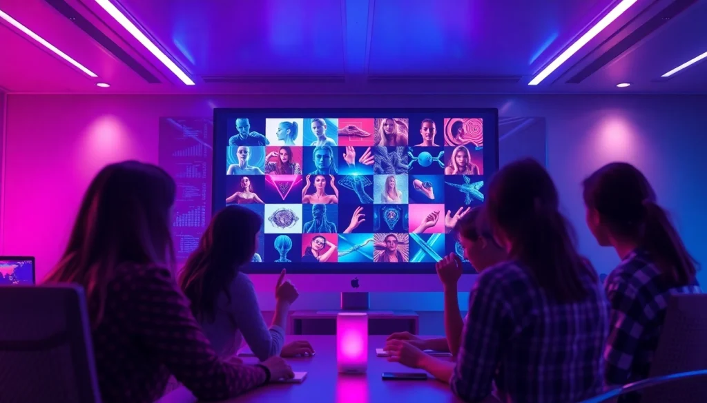 Engaging users exploring cutting-edge ai nsfw technology in a modern digital workspace.