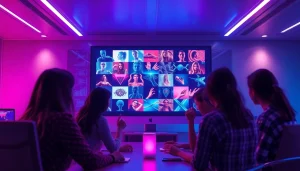 Engaging users exploring cutting-edge ai nsfw technology in a modern digital workspace.