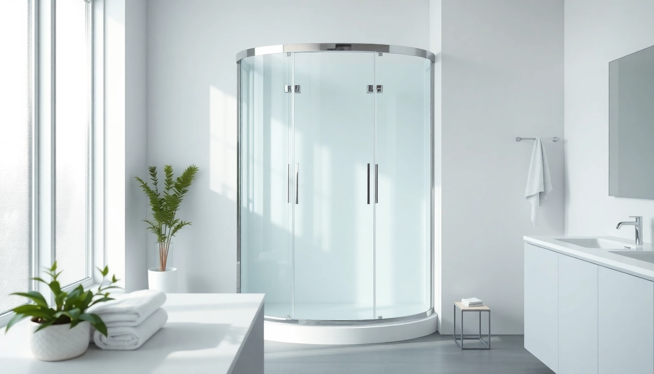 Erleben Sie die Eleganz der sonni Duschkabine 80x80 in einem modernen Badezimmer-Design.