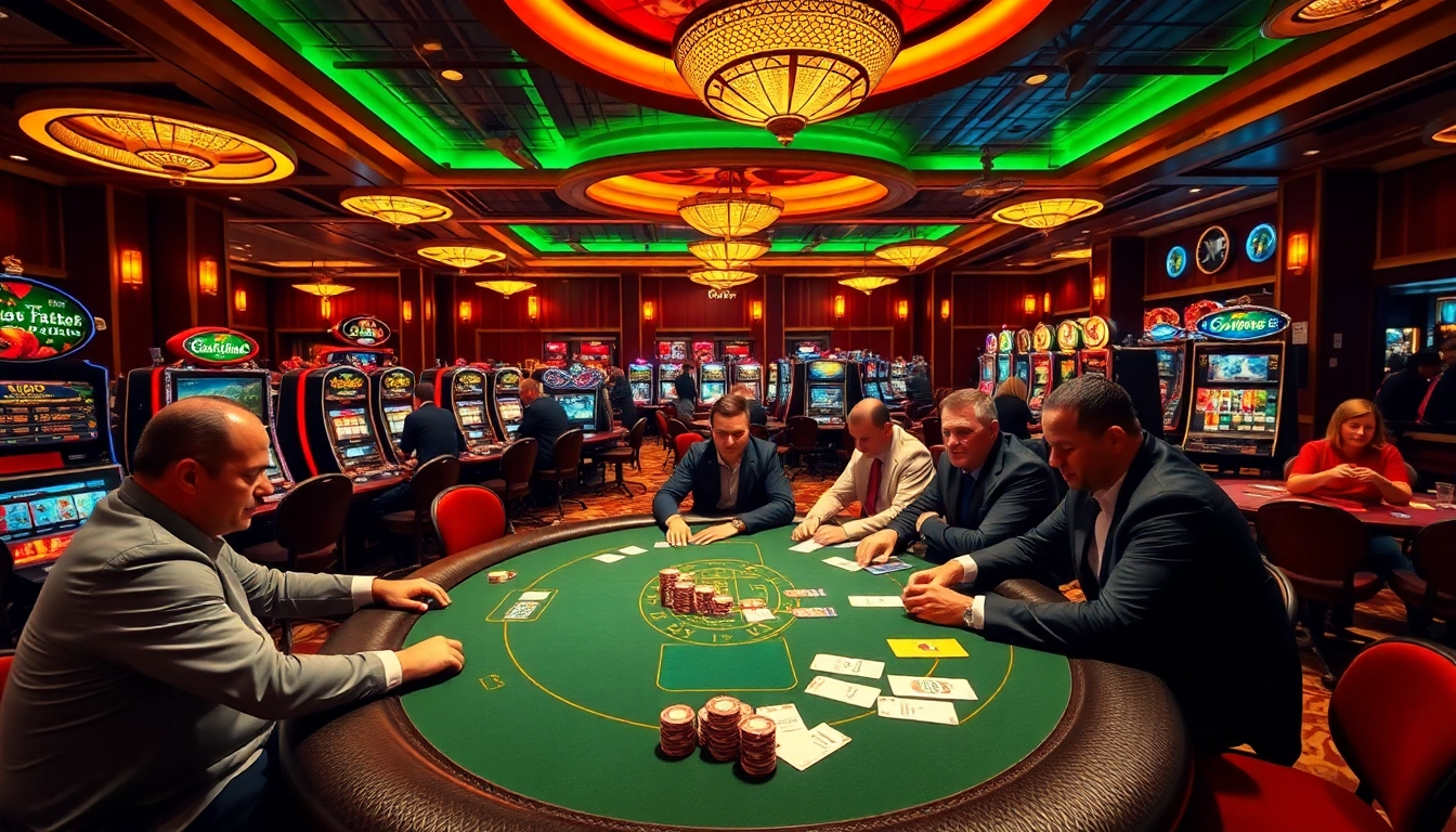 Vivez l'excitation du jeu au meilleur casino en ligne avec des tables vibrantes et une action palpitante.