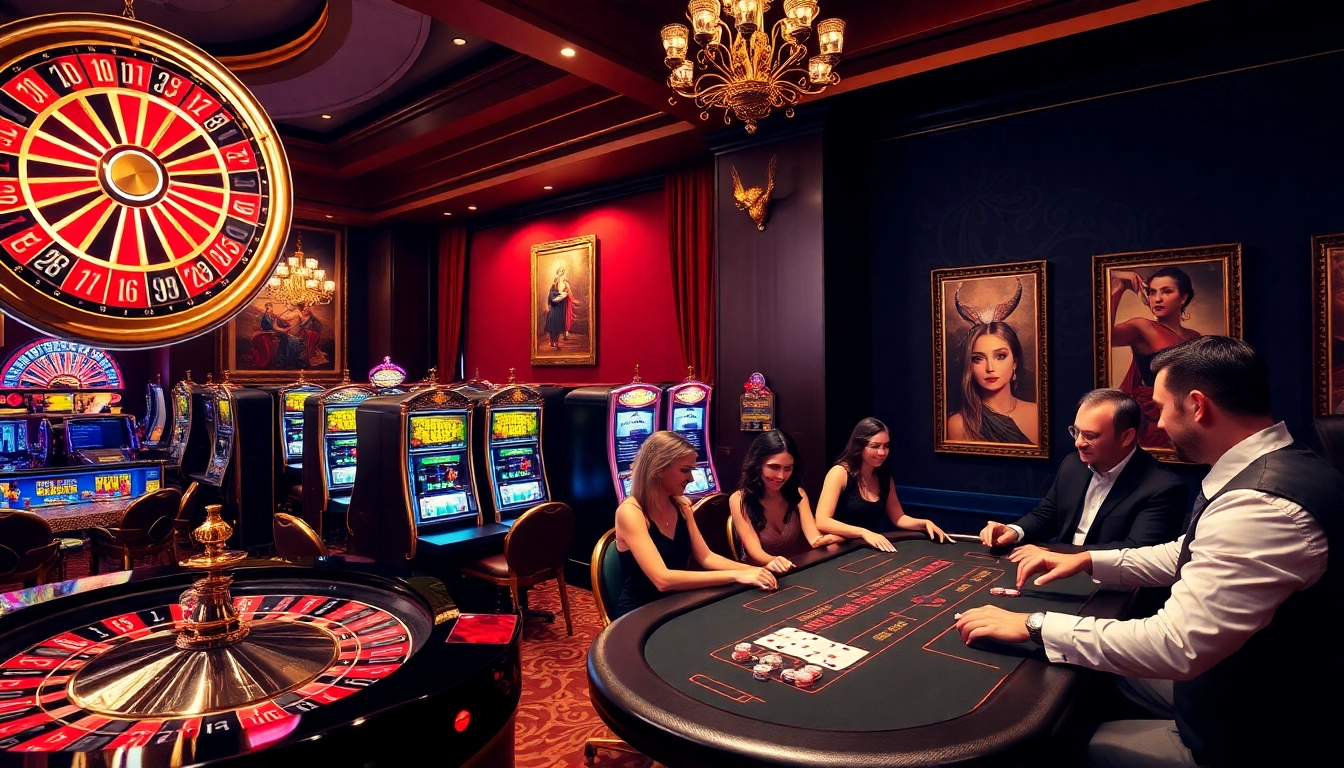 Vivez l'excitation au meilleur casino en ligne avec des jeux dynamiques et une décoration sophistiquée.
