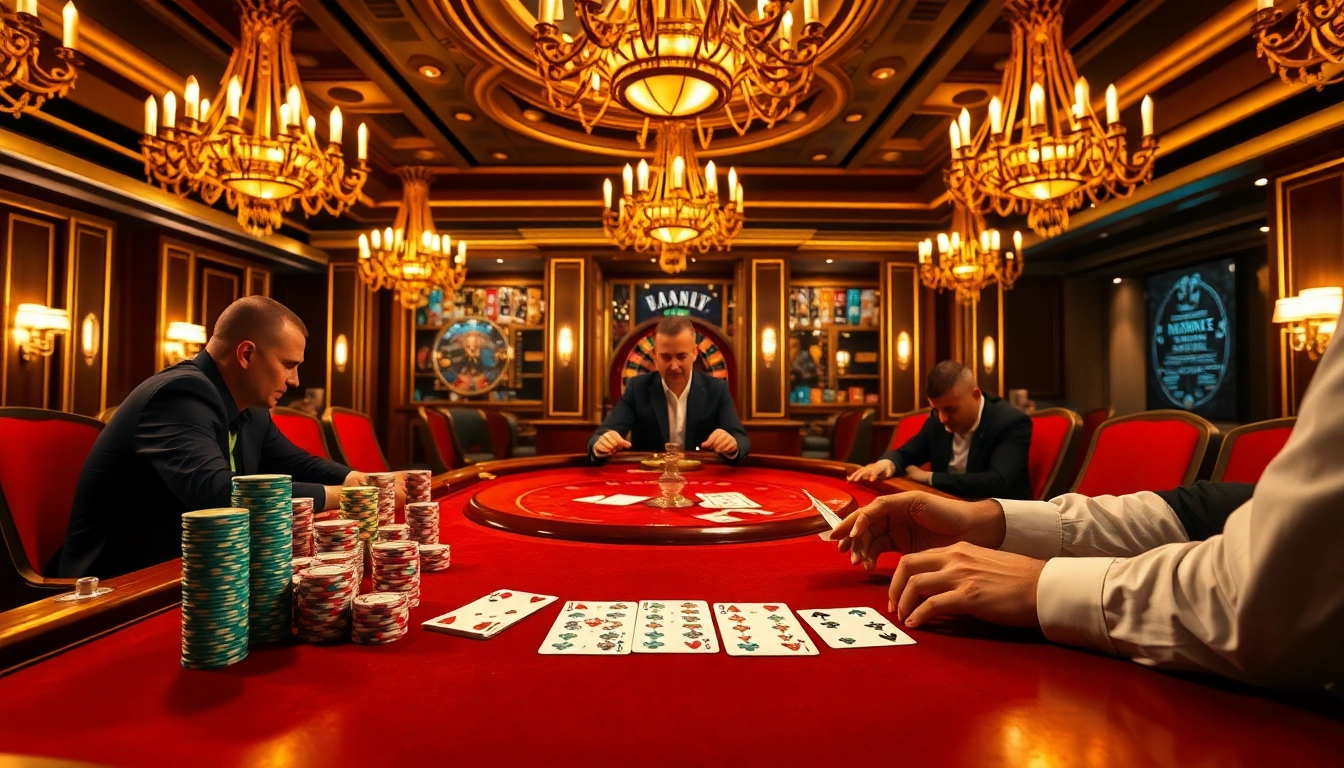 Découvrez un jeu stratégique à la table du meilleur casino en ligne avec des jetons de poker vibrants et un gameplay intense.