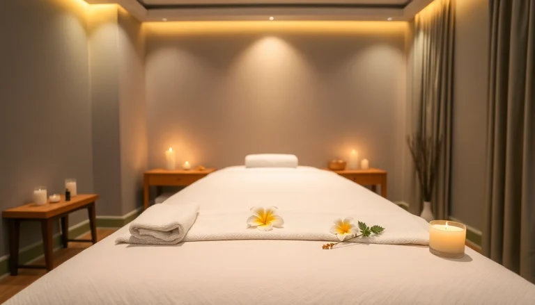차분한 호텔 객실에서 프리미엄 수원출장마사지 경험하기. 부드러운 조명과 웰니스 소품이 있는 아늑한 설정.